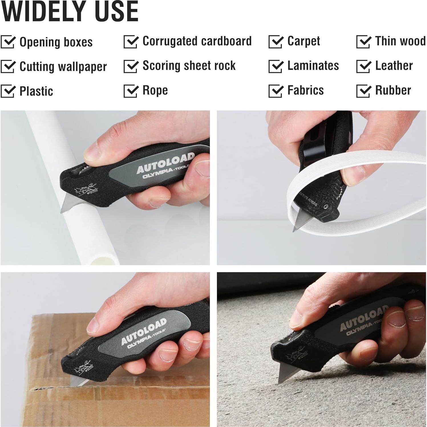 Cuchillo Turbo Manual Olympia Tools 33-183 con 5 Hojas