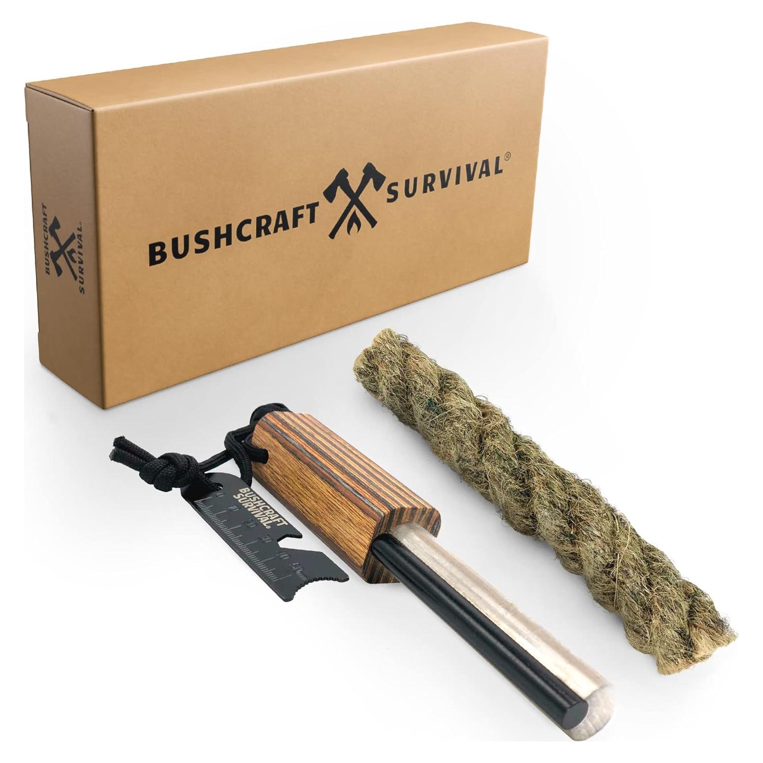 Kit de Inicio de Fuego Bushcraft Survival con Magnesio Jumbo