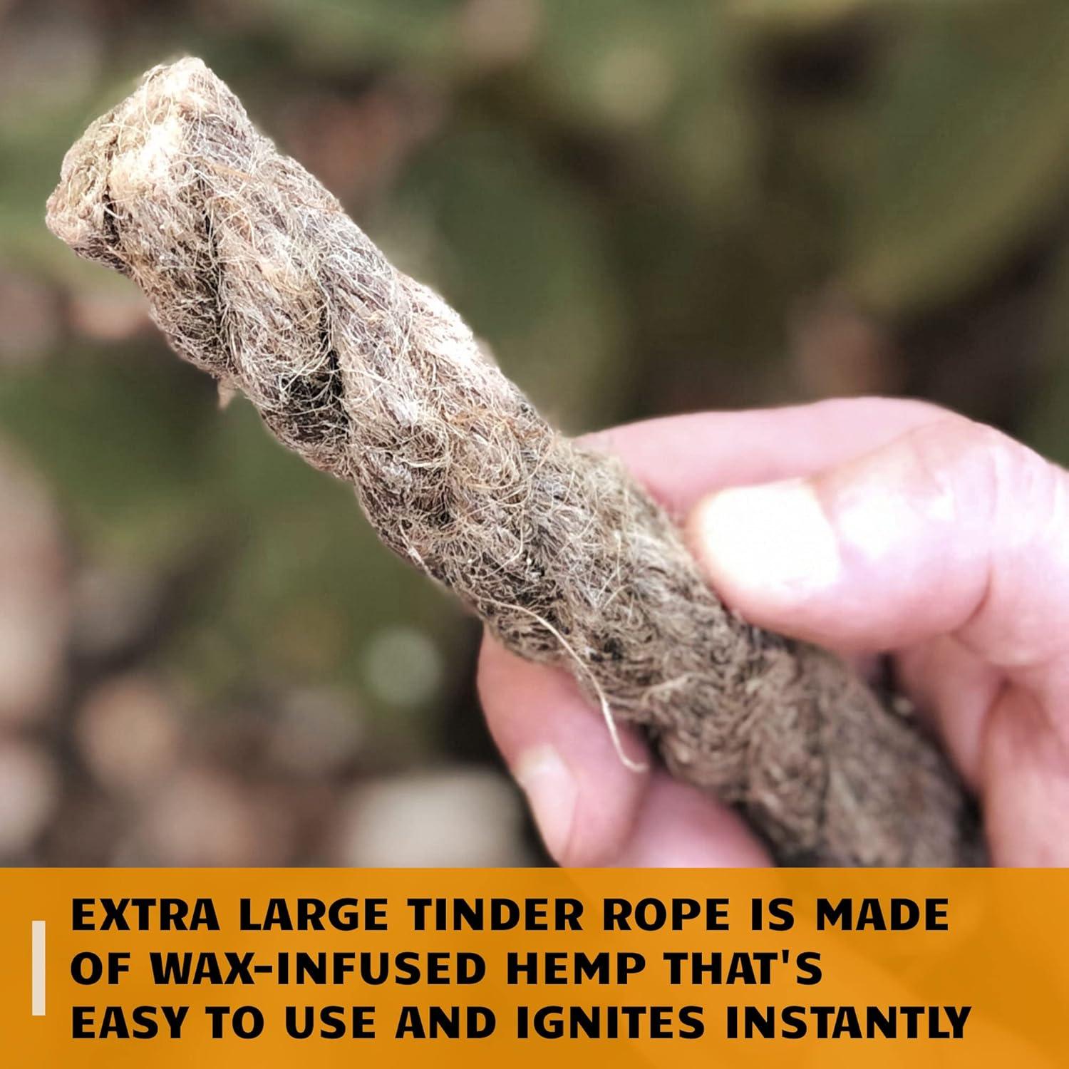 Kit de Inicio de Fuego Bushcraft Survival con Magnesio Jumbo