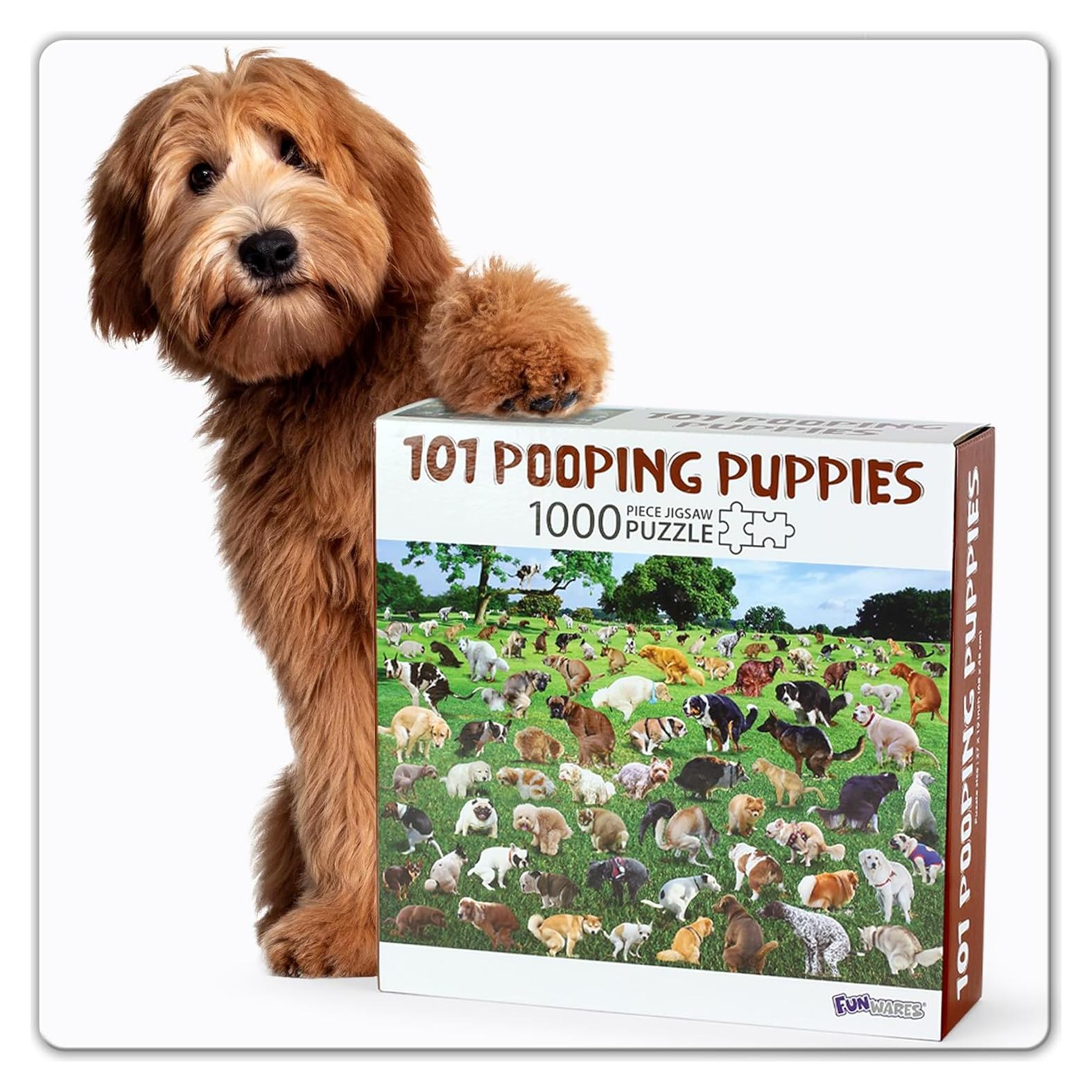 Rompecabezas 1000 Piezas Funwares 101 Perritos Haciendo Popó