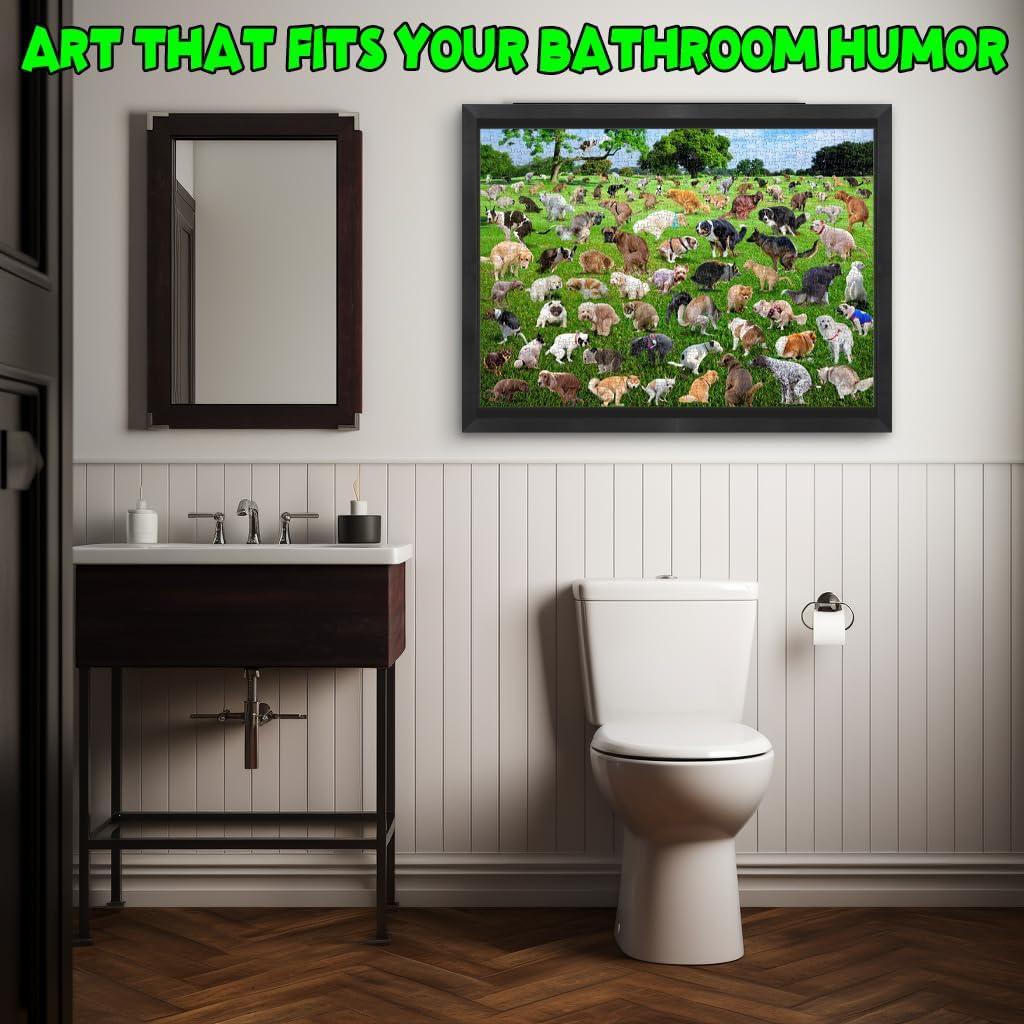 Rompecabezas 1000 Piezas Funwares 101 Perritos Haciendo Popó