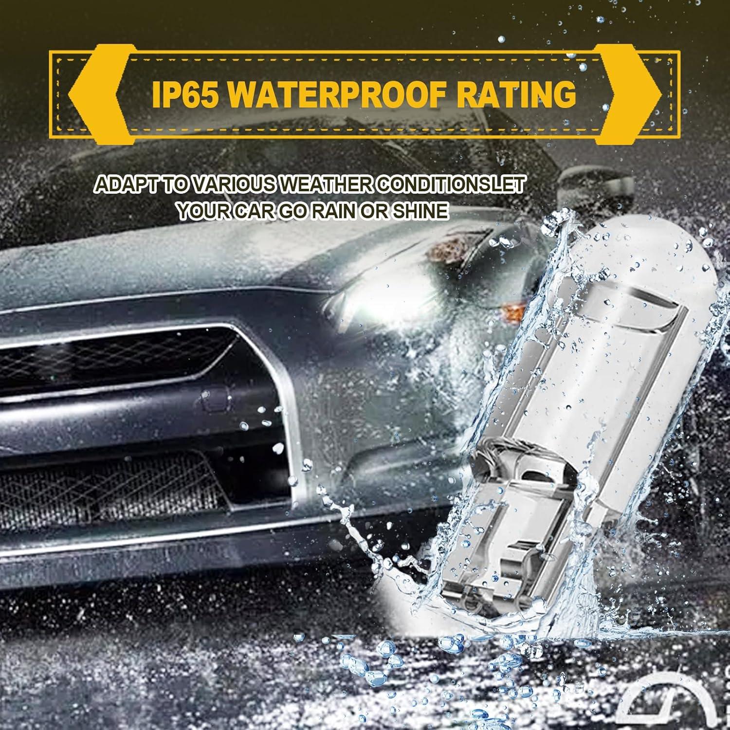 30 Bombillas LED 194 RBOKO 6000K T10 para Coche