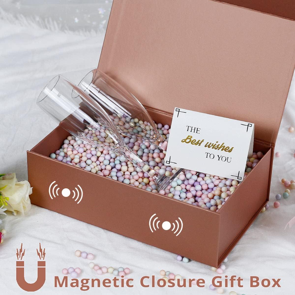 Caja de Regalo Magnética MONDEPAC 30x15x10 cm Oro Rosa