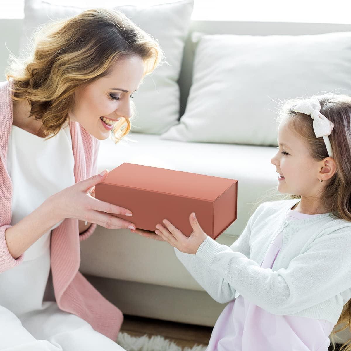 Caja de Regalo Magnética MONDEPAC 30x15x10 cm Oro Rosa