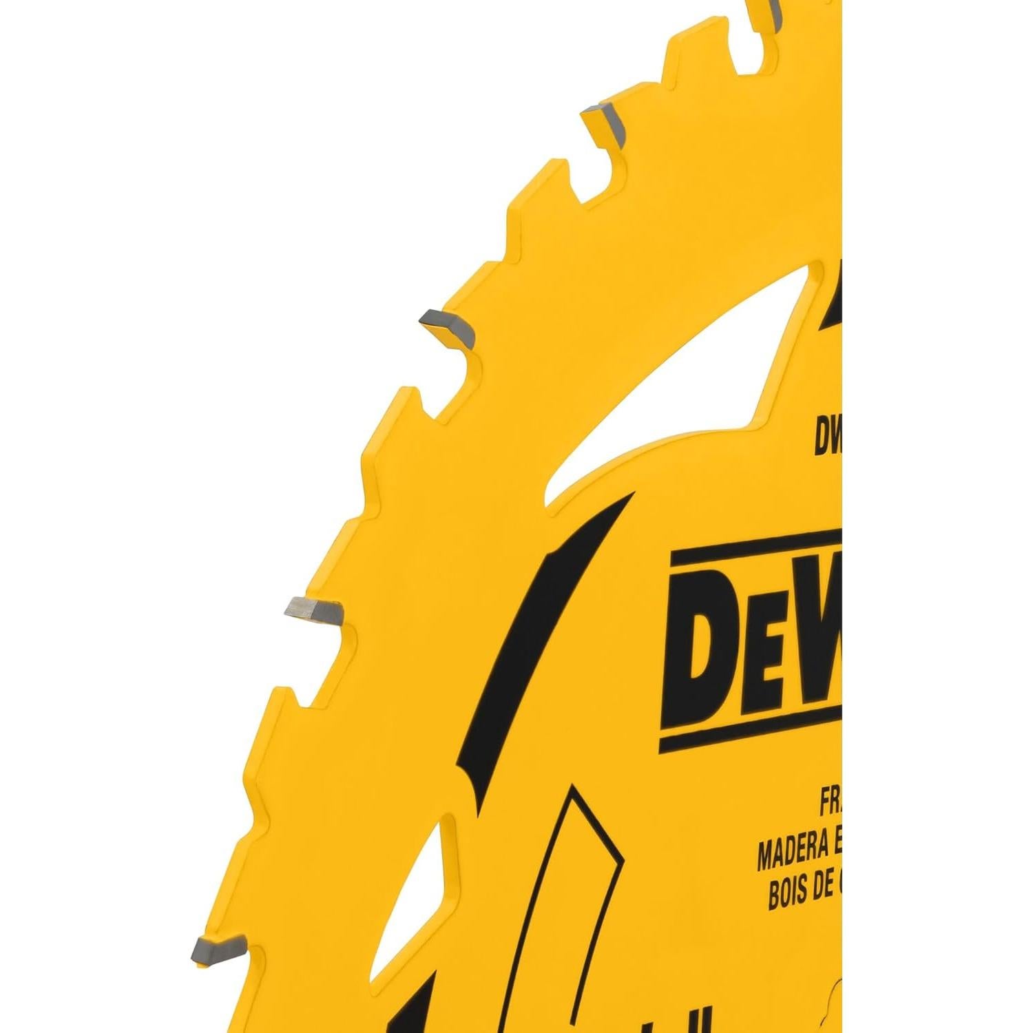 Hoja de Sierra Circular DEWALT 21 cm 24T para Madera