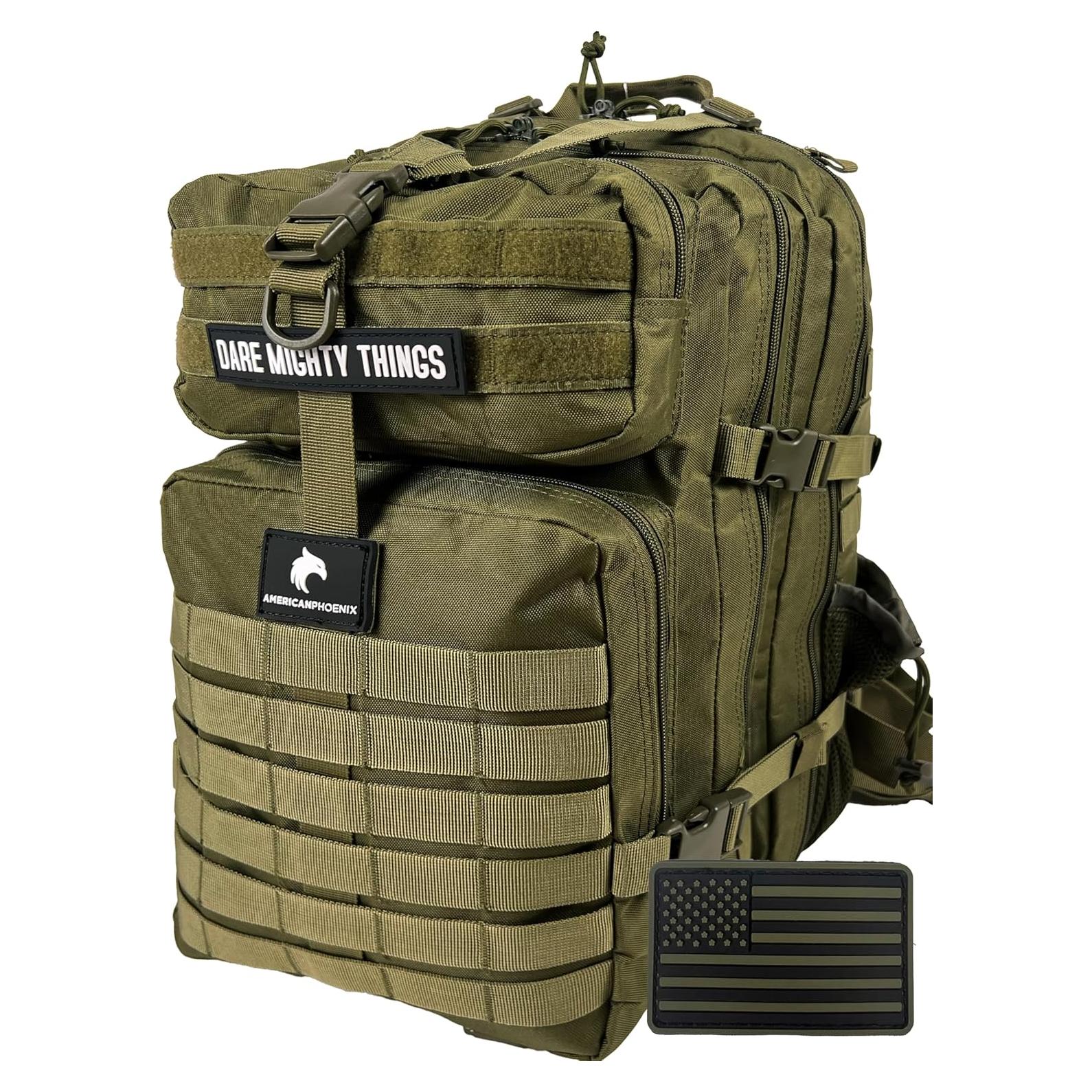 Mochila Táctica AmericanPhoenix 45L Resistente al Agua