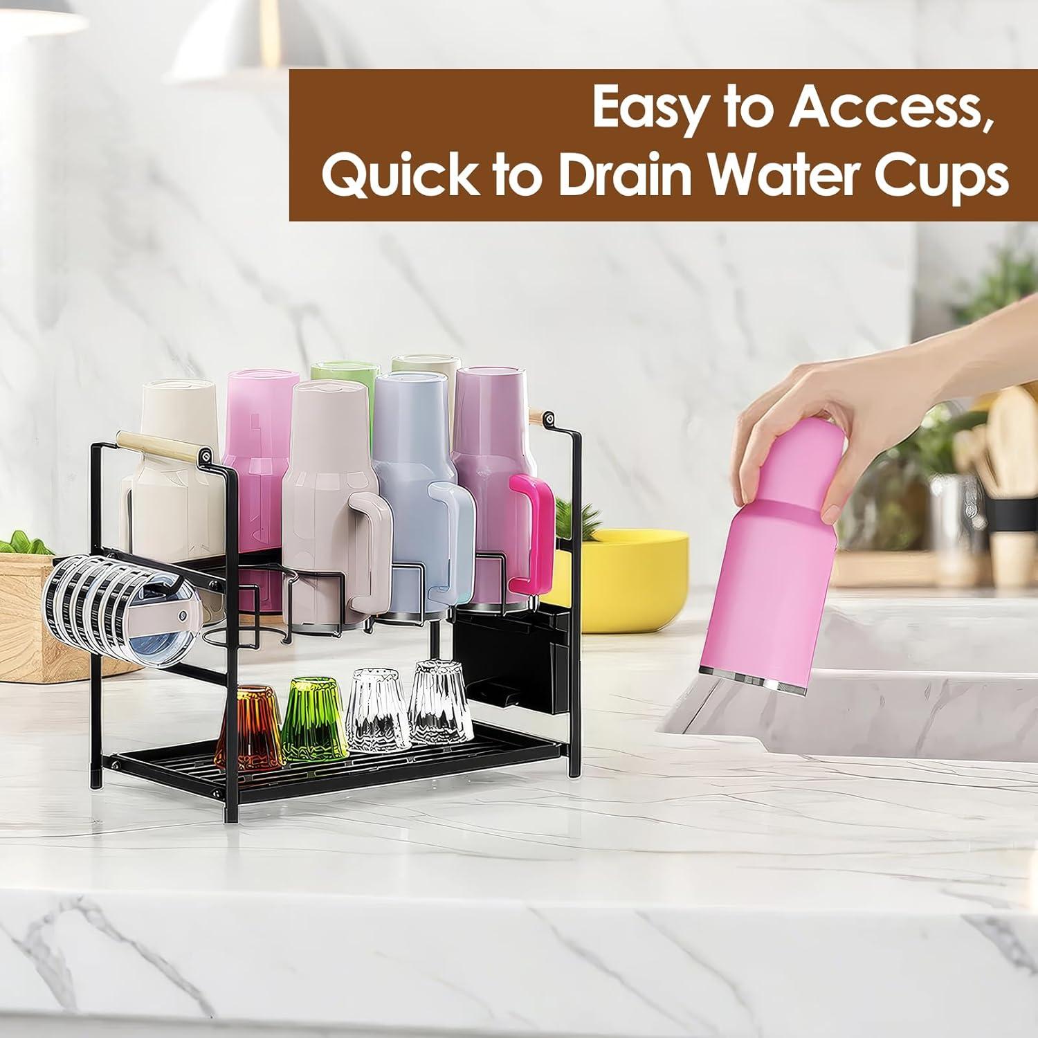 Organizador de Botellas Housolution 8 Ranuras para 40 oz