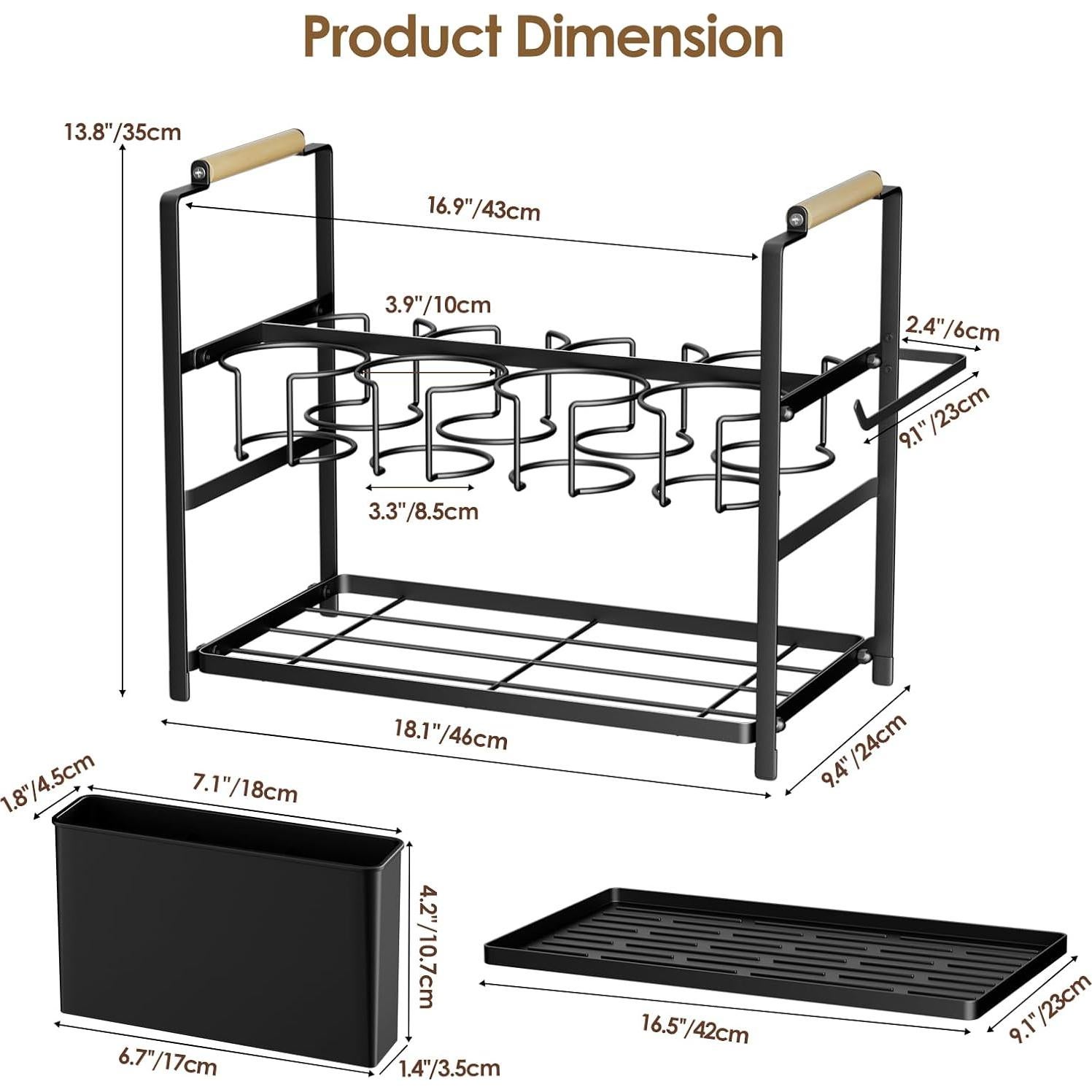 Organizador de Botellas Housolution 8 Ranuras para 40 oz
