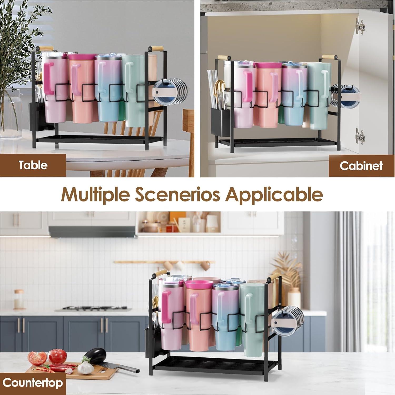 Organizador de Botellas Housolution 8 Ranuras para 40 oz