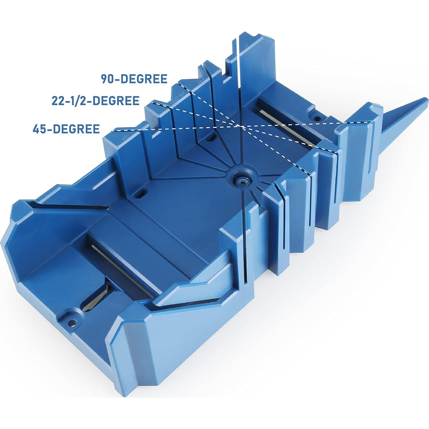 Caja de inglete Olympia Tools con sierra de 35,56 cm