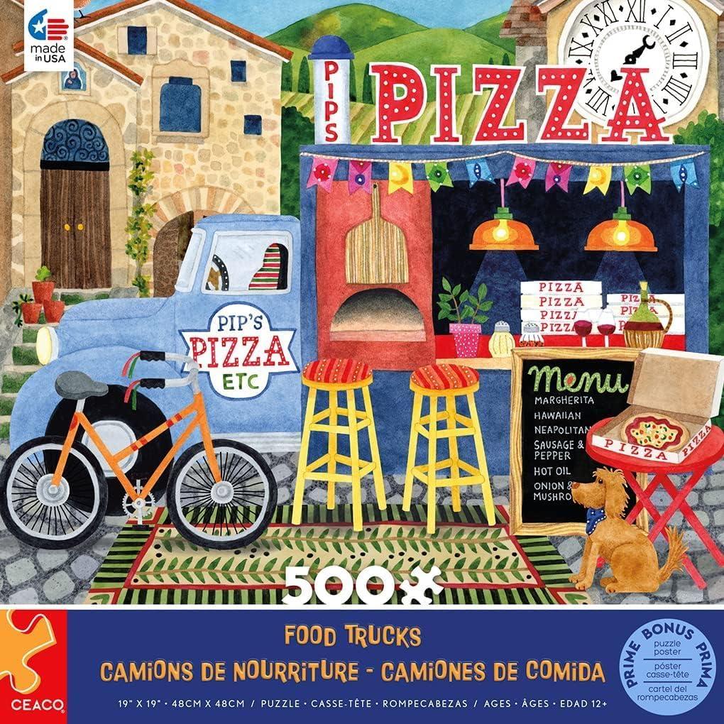 Rompecabezas Ceaco 500 Piezas Camión de Pizza 61x46 cm