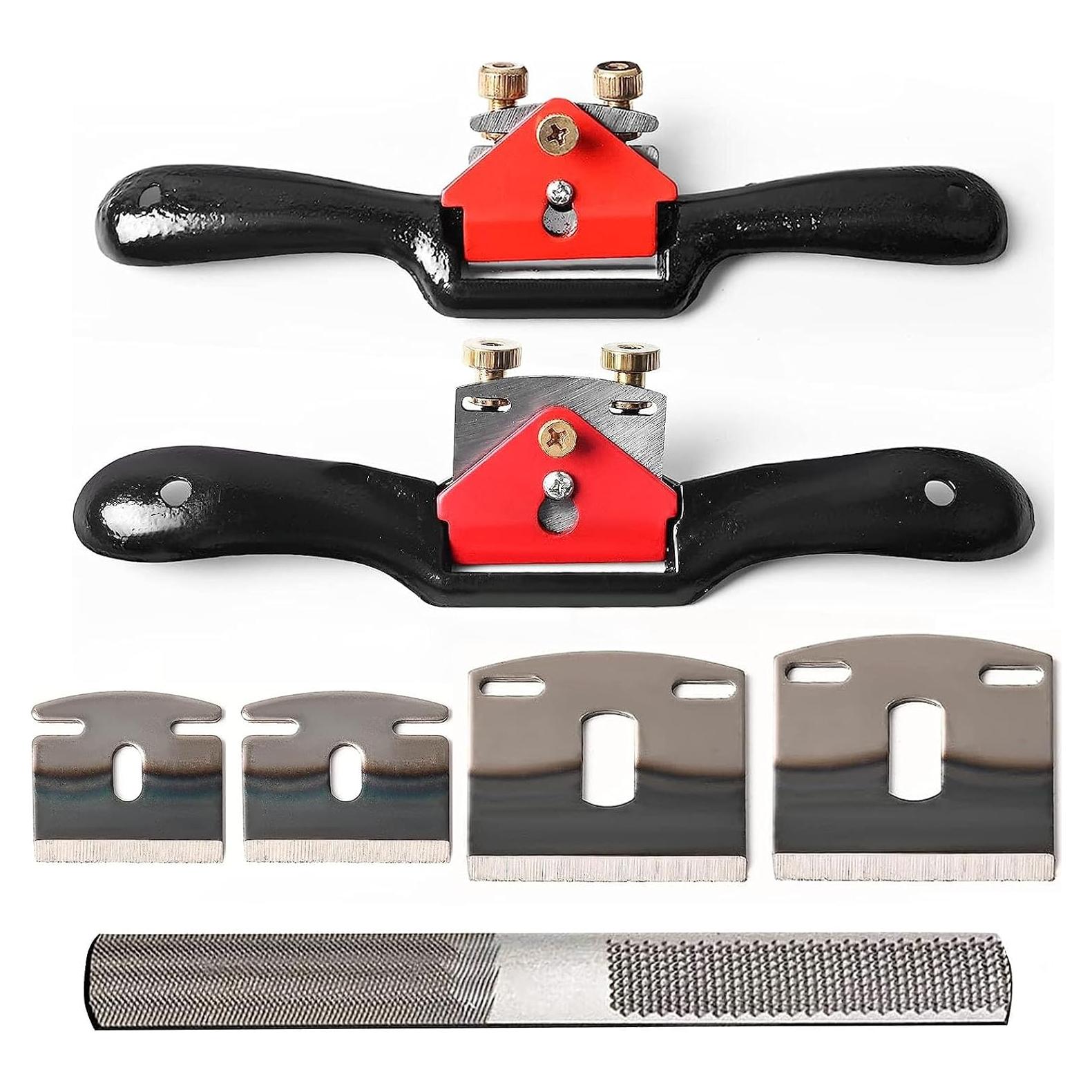 Juego de Cuchillas de Radio Klmnduo 2 Piezas para Carpintería