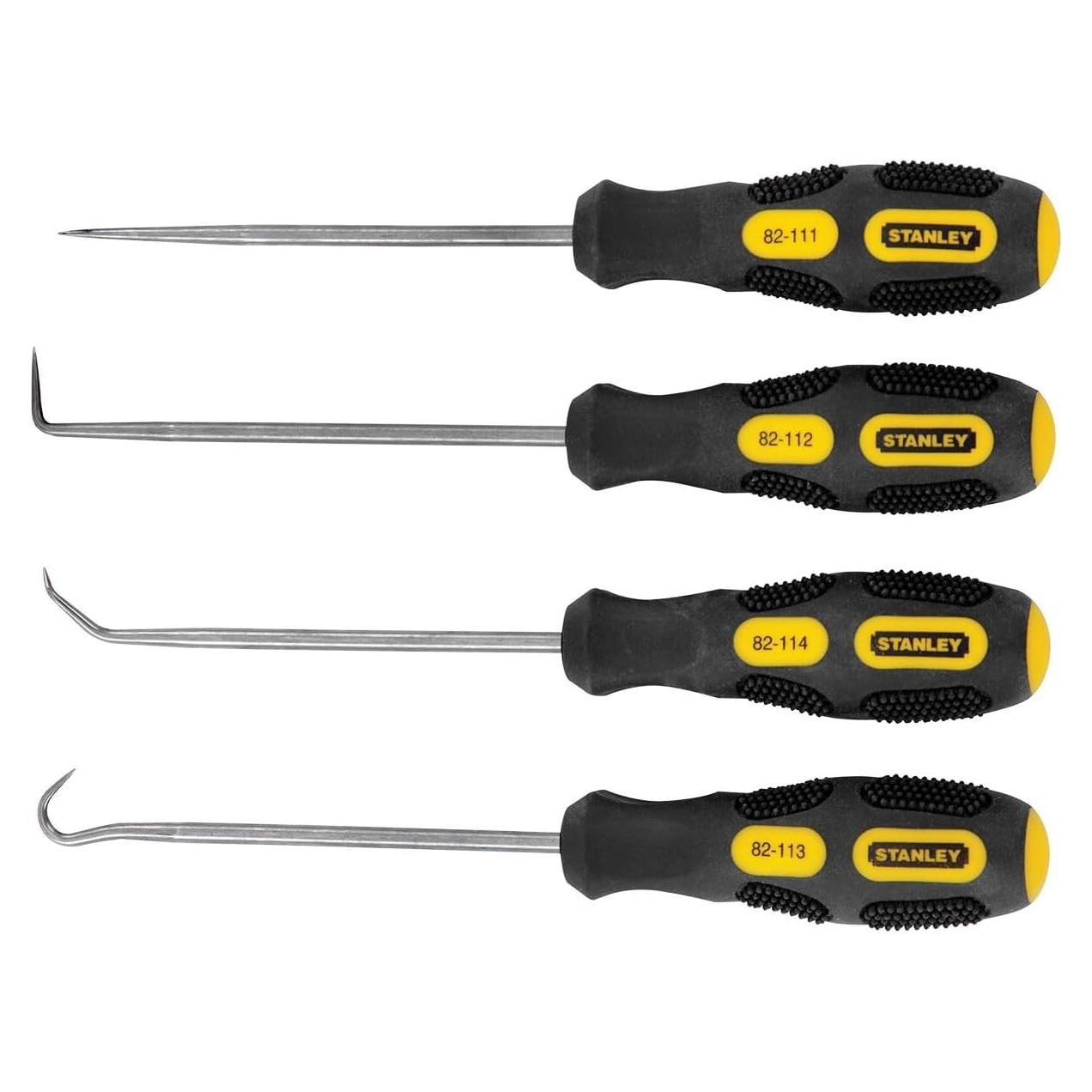 Juego de Ganchos Stanley 751-185 de 4 Piezas con Agarre Antideslizante