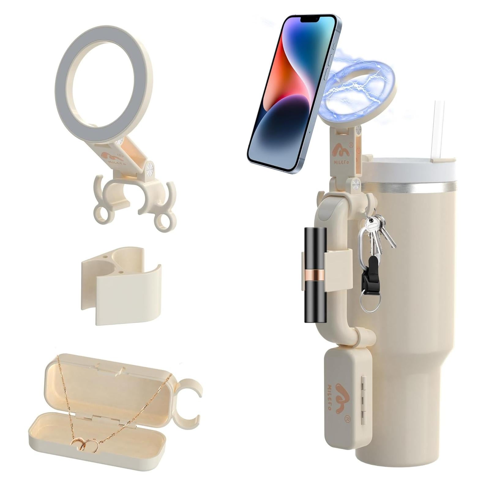 Soporte Magnético para Teléfono CUPTURNER Stanley 5x5 cm