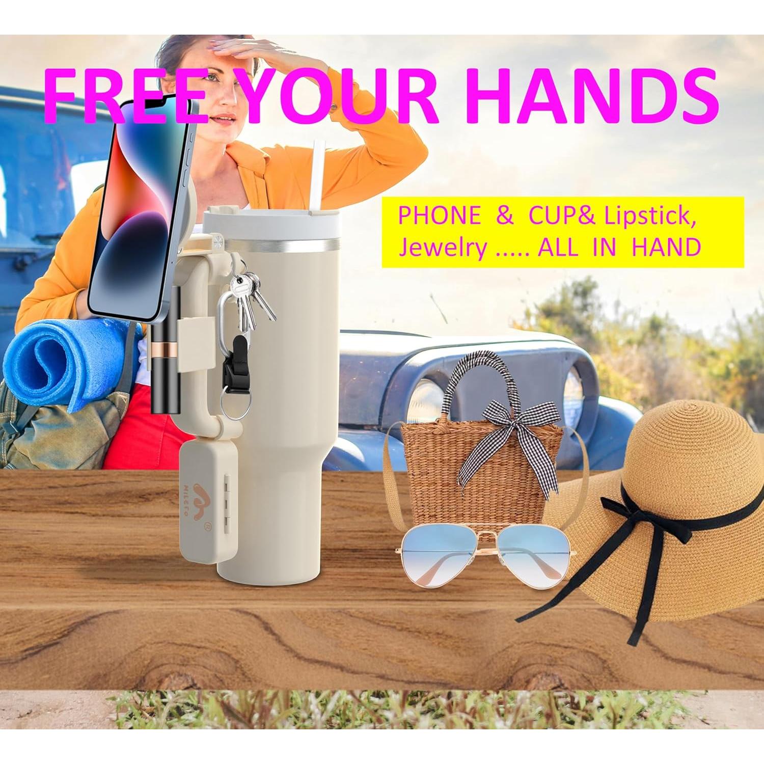 Soporte Magnético para Teléfono CUPTURNER Stanley 5x5 cm