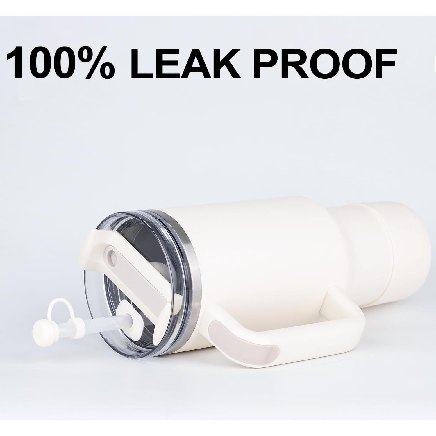 HYZ Juego 8 Accesorios para Taza Stanley H2.0 30/40oz Crema