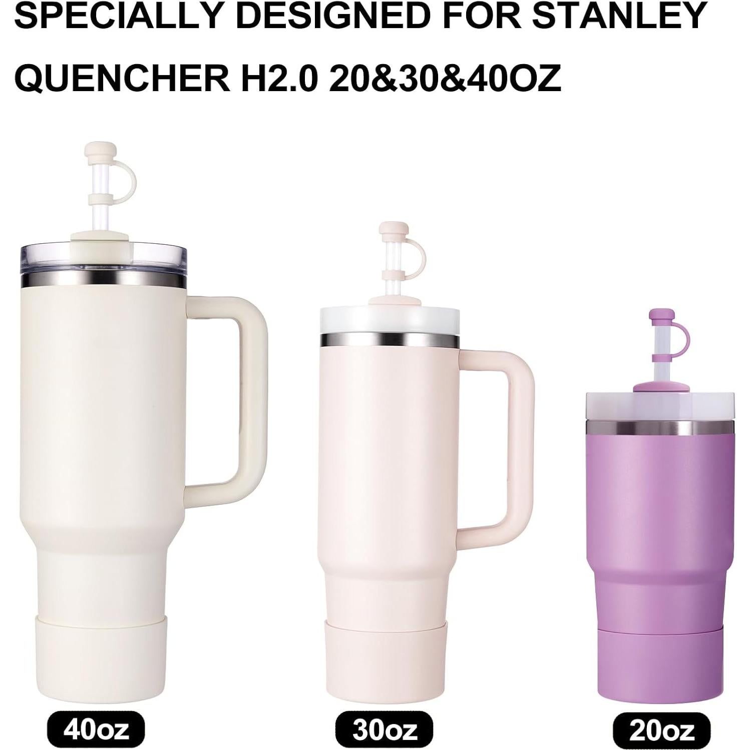 HYZ Juego 8 Accesorios para Taza Stanley H2.0 30/40oz Crema