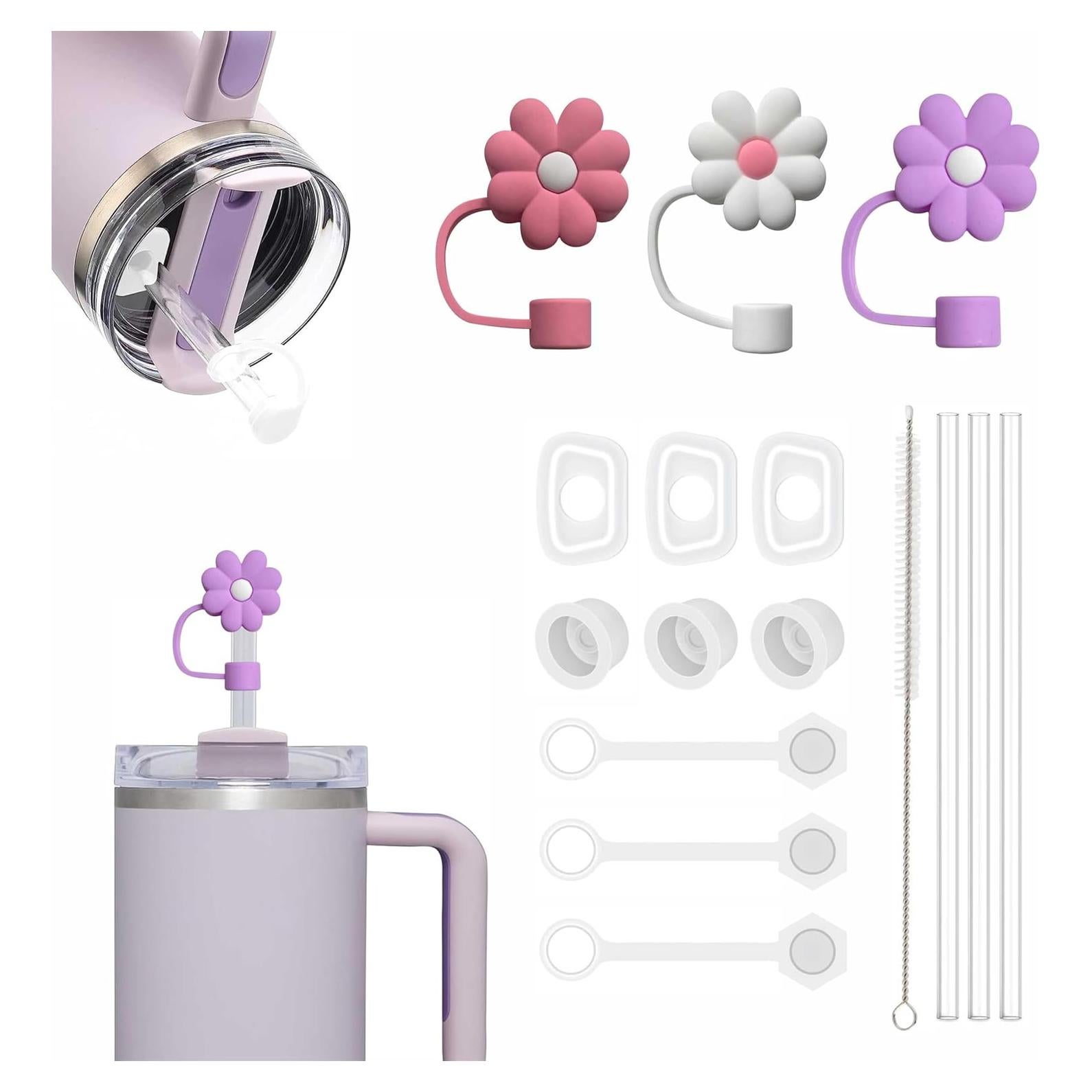 Juego de Accesorios HuLiPaLi para Stanley Cup 40oz y 30oz