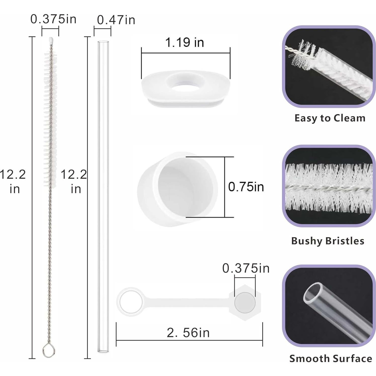 Juego de Accesorios HuLiPaLi para Stanley Cup 40oz y 30oz