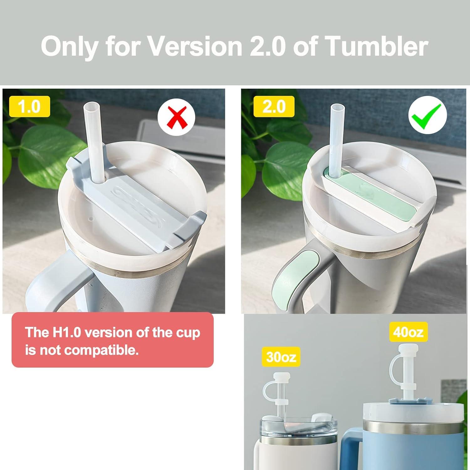 Juego de Tapas Antiderrame HOMDSG para Stanley Cup 2.0 1.18L 0.89L