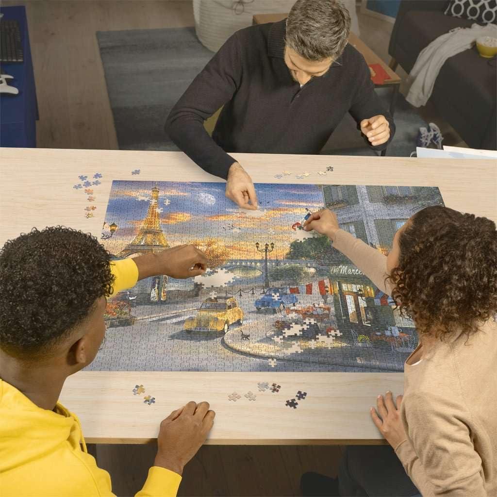 Rompecabezas Ravensburger Atardecer en París 2000 Piezas