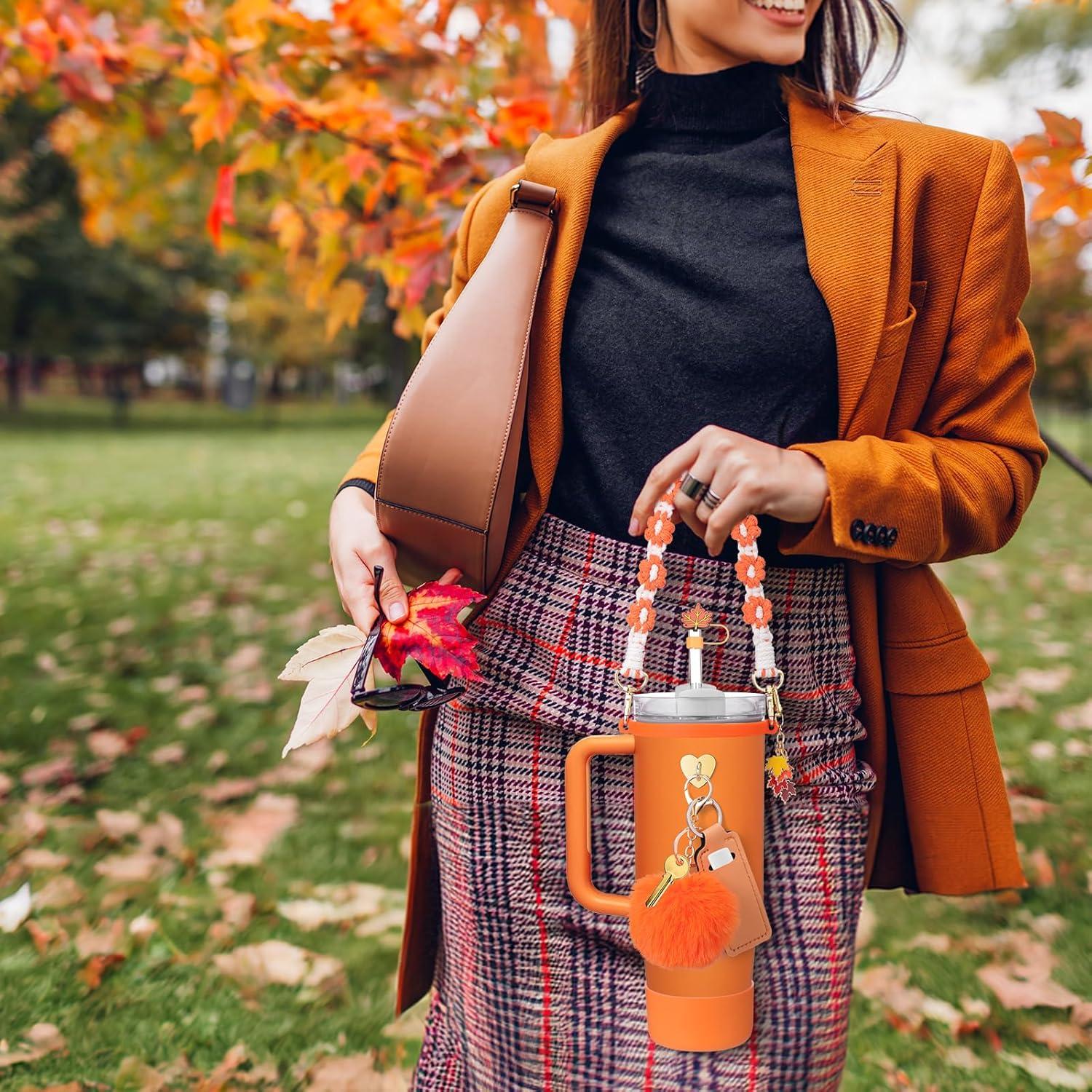 Mity Rain 8 Accesorios para Taza Stanley 30/40 oz Naranja