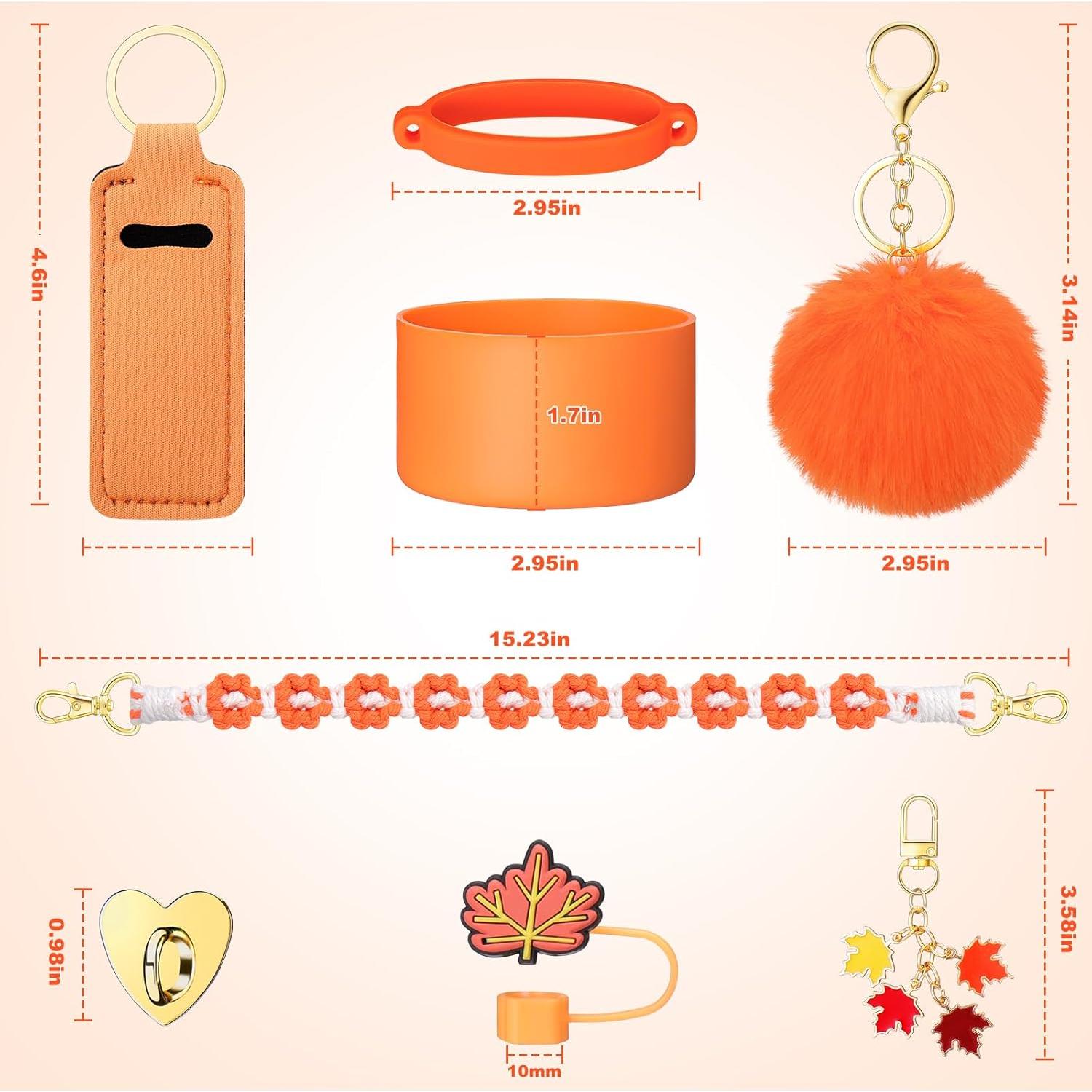 Mity Rain 8 Accesorios para Taza Stanley 30/40 oz Naranja