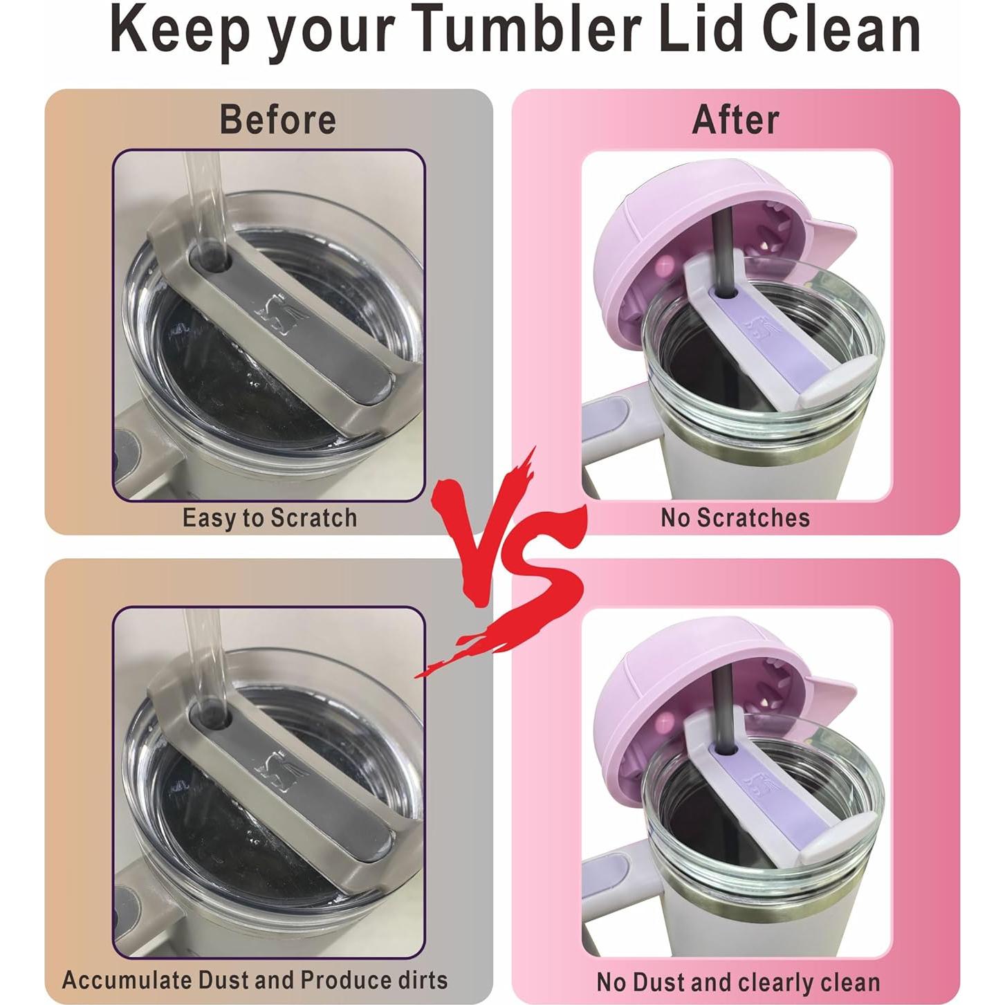 Tapa de Silicona Rhewatin para Stanley Cup 40oz Rosa