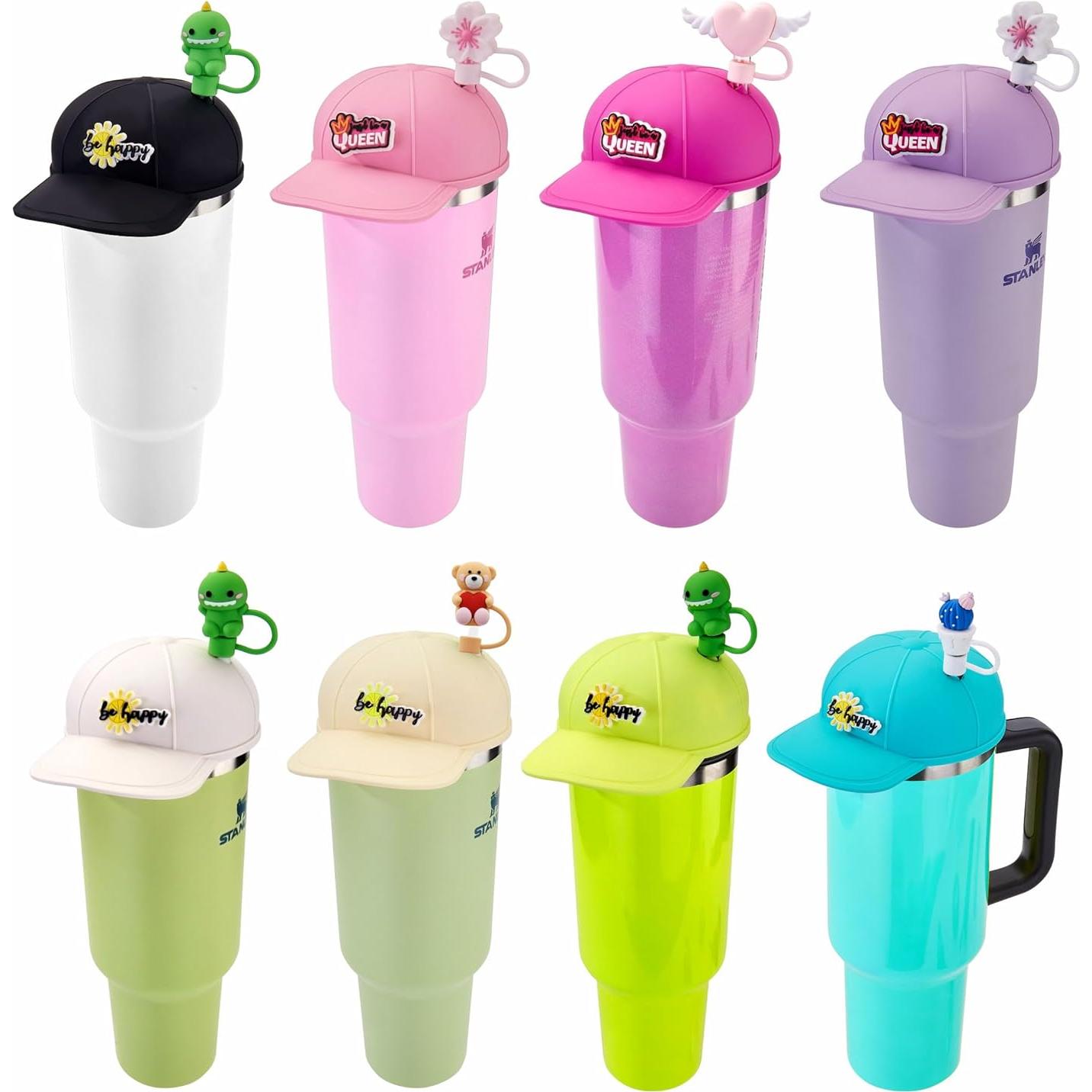 Tapa de Silicona Rhewatin para Stanley Cup 40oz Rosa