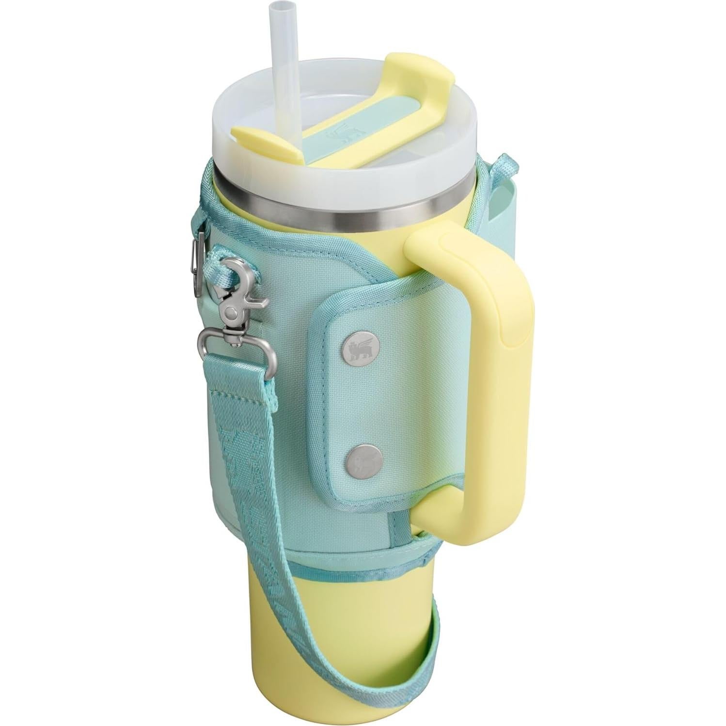 All Day Quencher Carry All for 40 oz Tumbler with Handle | Crossbody Bag with Phone Holder Pocket, Card Sleeve & Detachable Strap | Water Bottle Carrier Bag | BPA-Free |