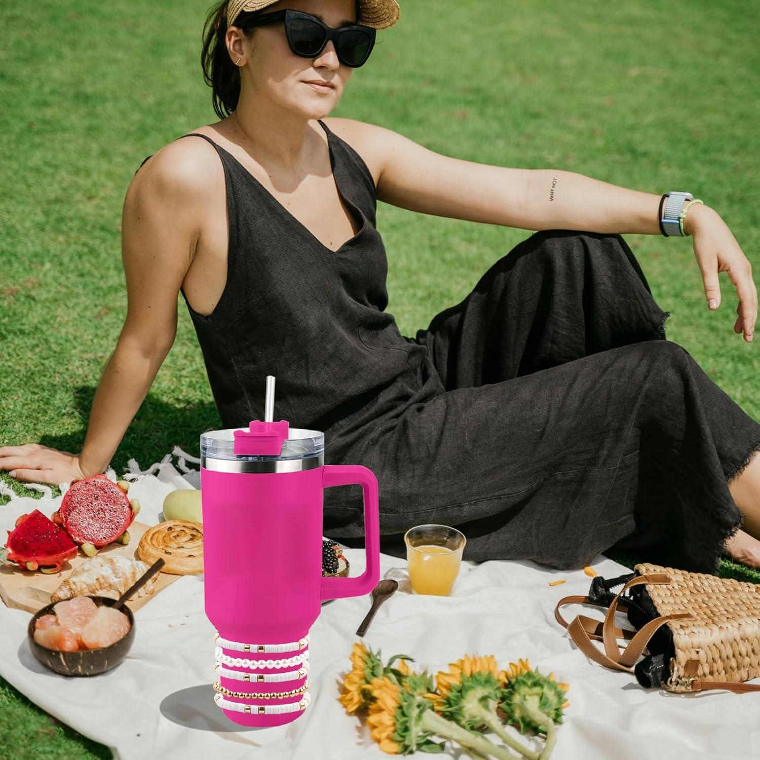 Accesorios Copa Stanley Ceoyiler 5 Pcs Blanco Bohemio