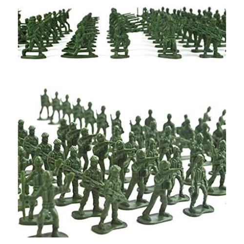 Figuras de Soldados Miniatura NWFashion 100 Piezas Verde