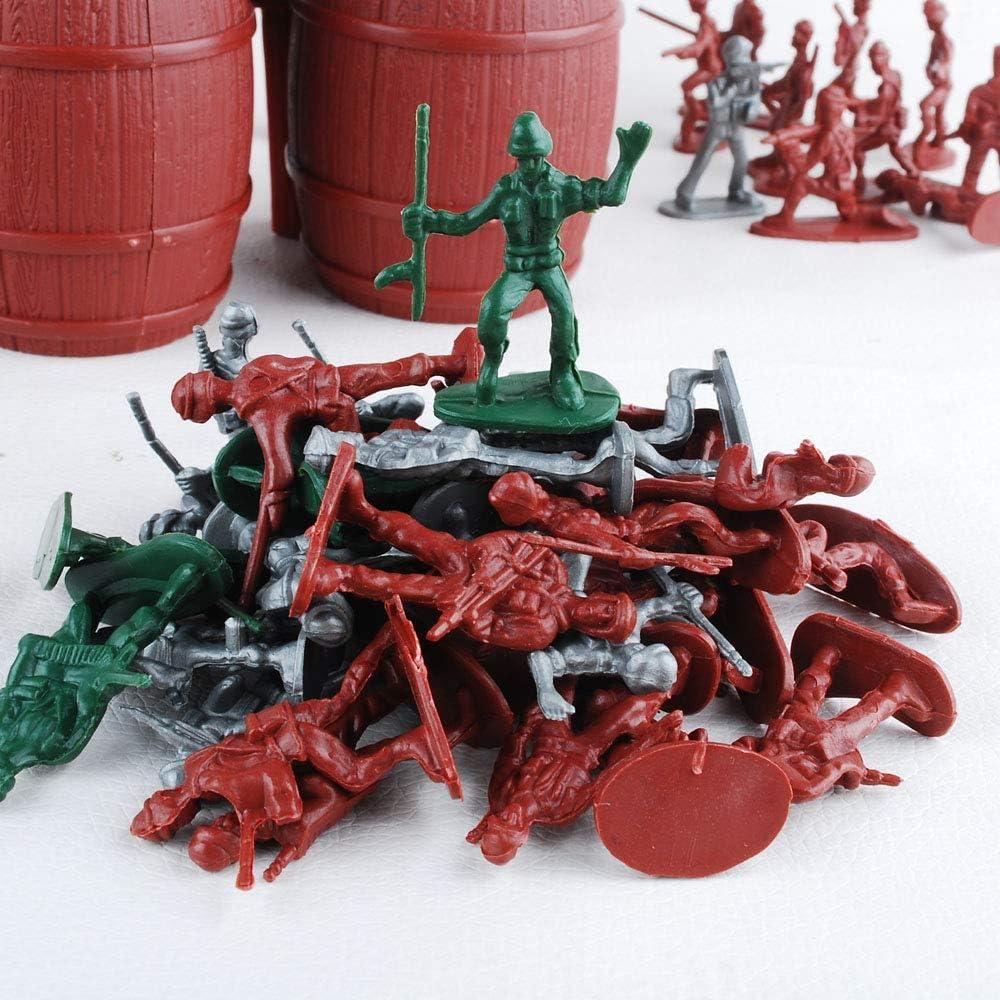 Figuras de Soldados Miniatura NWFashion 100 Piezas Verde