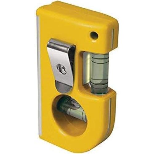 0-42-130 Pocket Level magnetic horizontal/vertical, Yellow