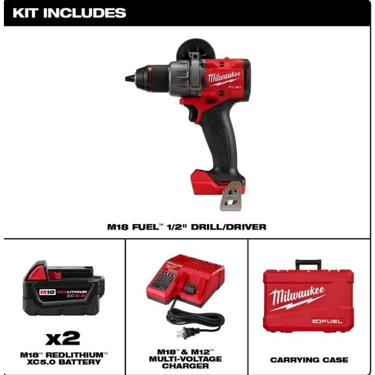 Taladro Atornillador Milwaukee M18 FUEL 18V 5.85kg