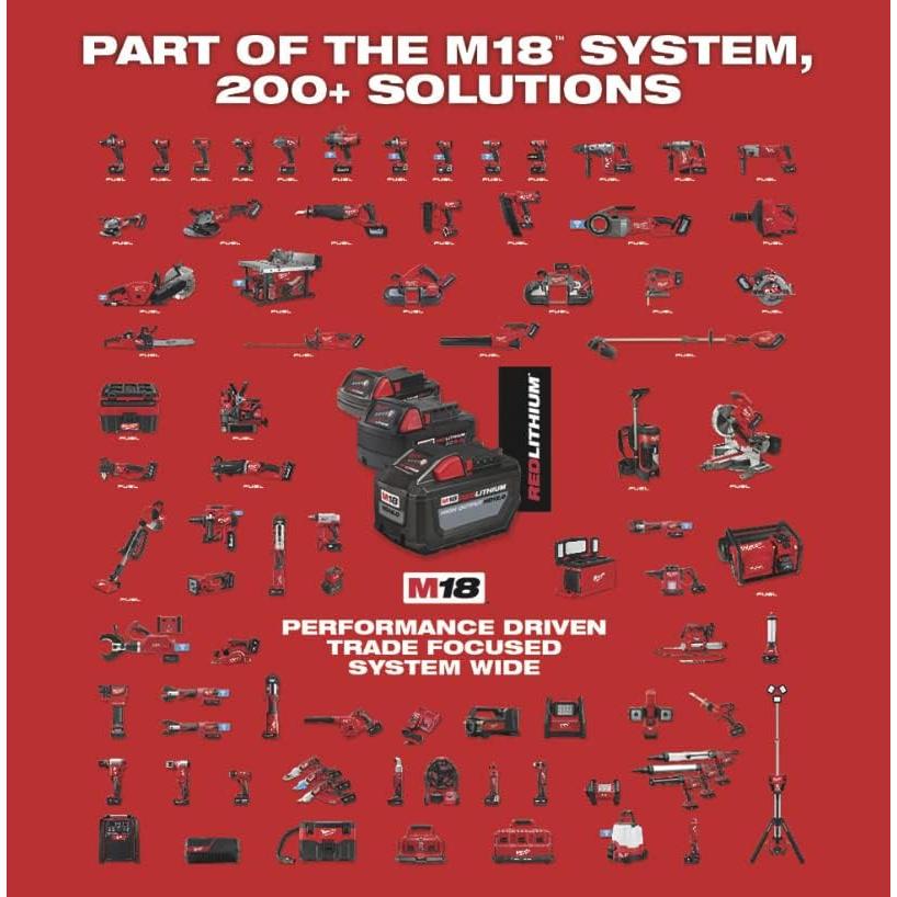 Taladro Eléctrico Inalámbrico Milwaukee M18 18V 500 Nm 1800 RPM