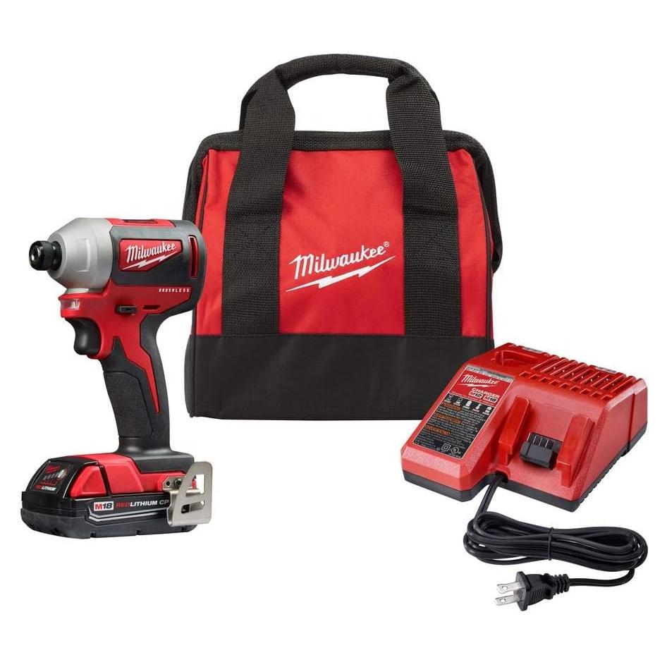 Destornillador de Impacto Milwaukee M18 1/4" Sin Escobillas