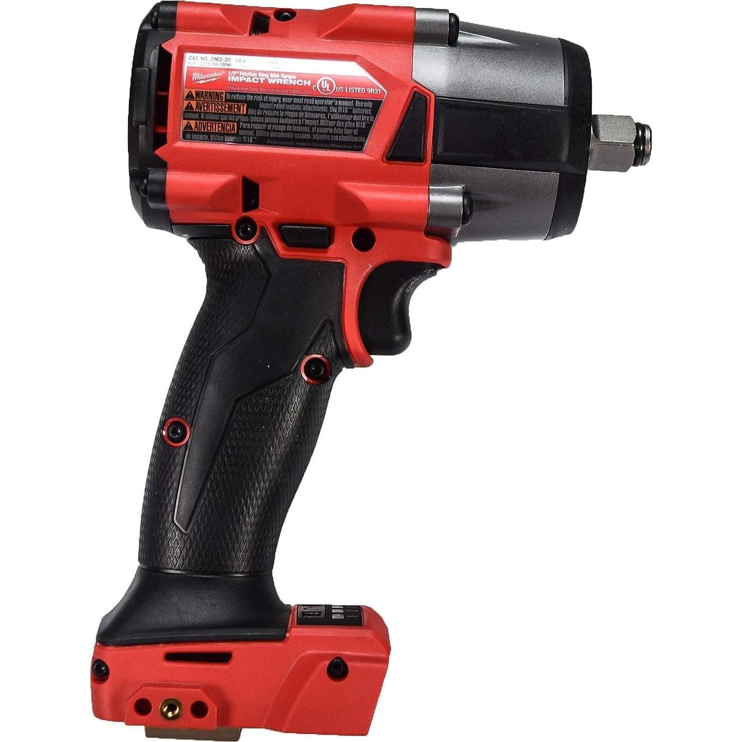 Llave de Impacto Milwaukee M18 18V 1/2" Sin Escobillas