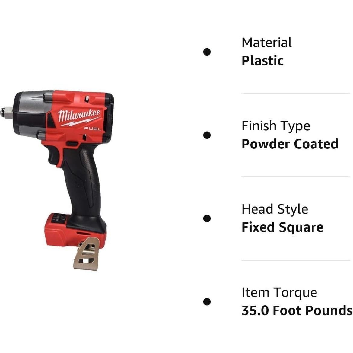 Llave de Impacto Milwaukee M18 18V 1/2" Sin Escobillas