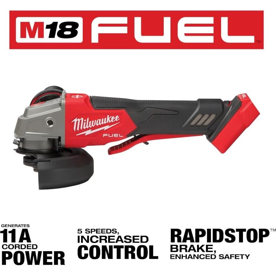 Esmeriladora Milwaukee M18 Fuel 4.5" 18V Sin Cable
