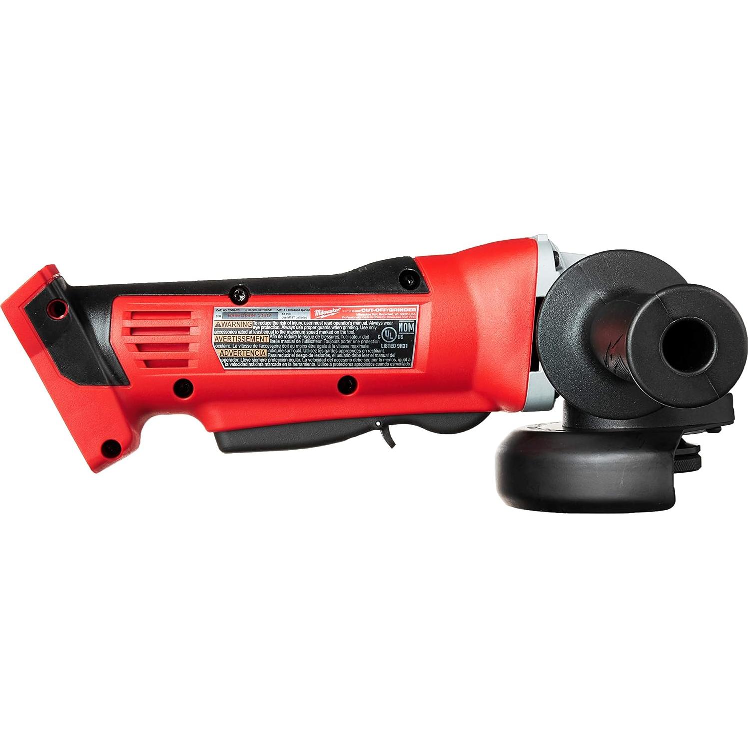 Amoladora Milwaukee 2680-20 M18 18V 11.43cm Inalámbrica