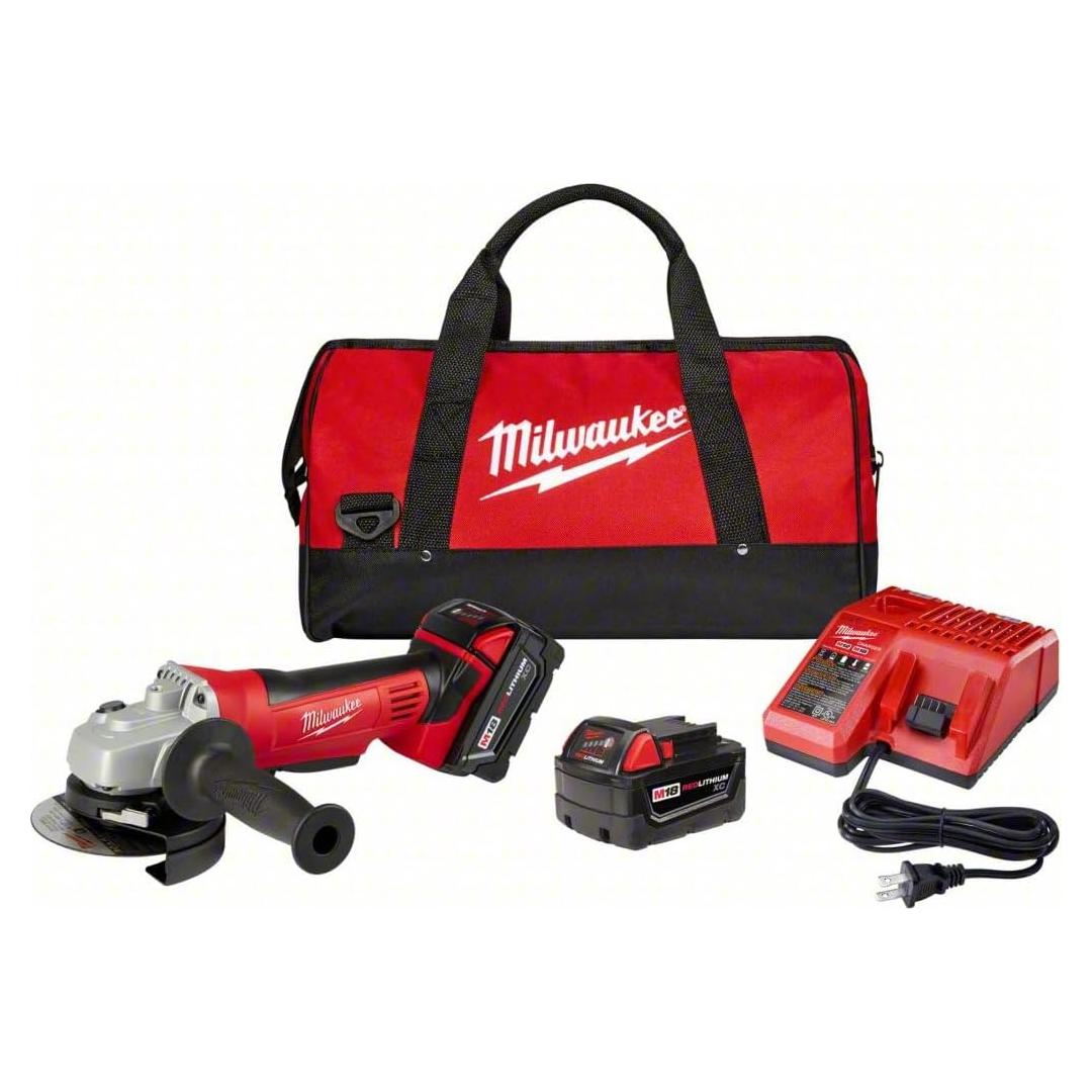 Cortadora Milwaukee M18 4-1/2" 18V Kit con 2 Baterías