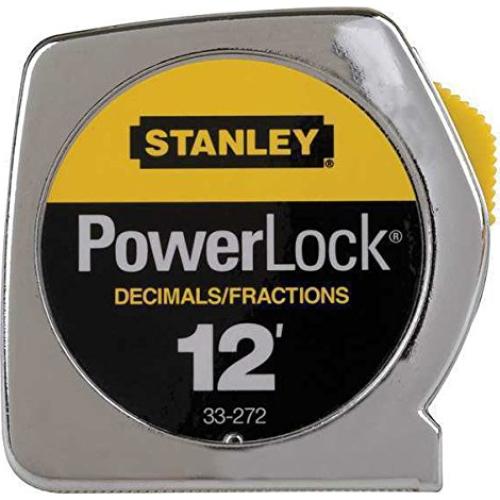 Cinta Métrica STANLEY 33-272 3.66m Automática Amarilla