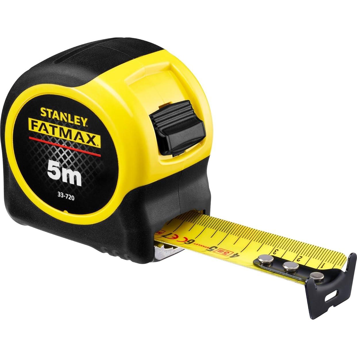 Cinta Métrica Stanley FatMax 5m con Gancho Magnético