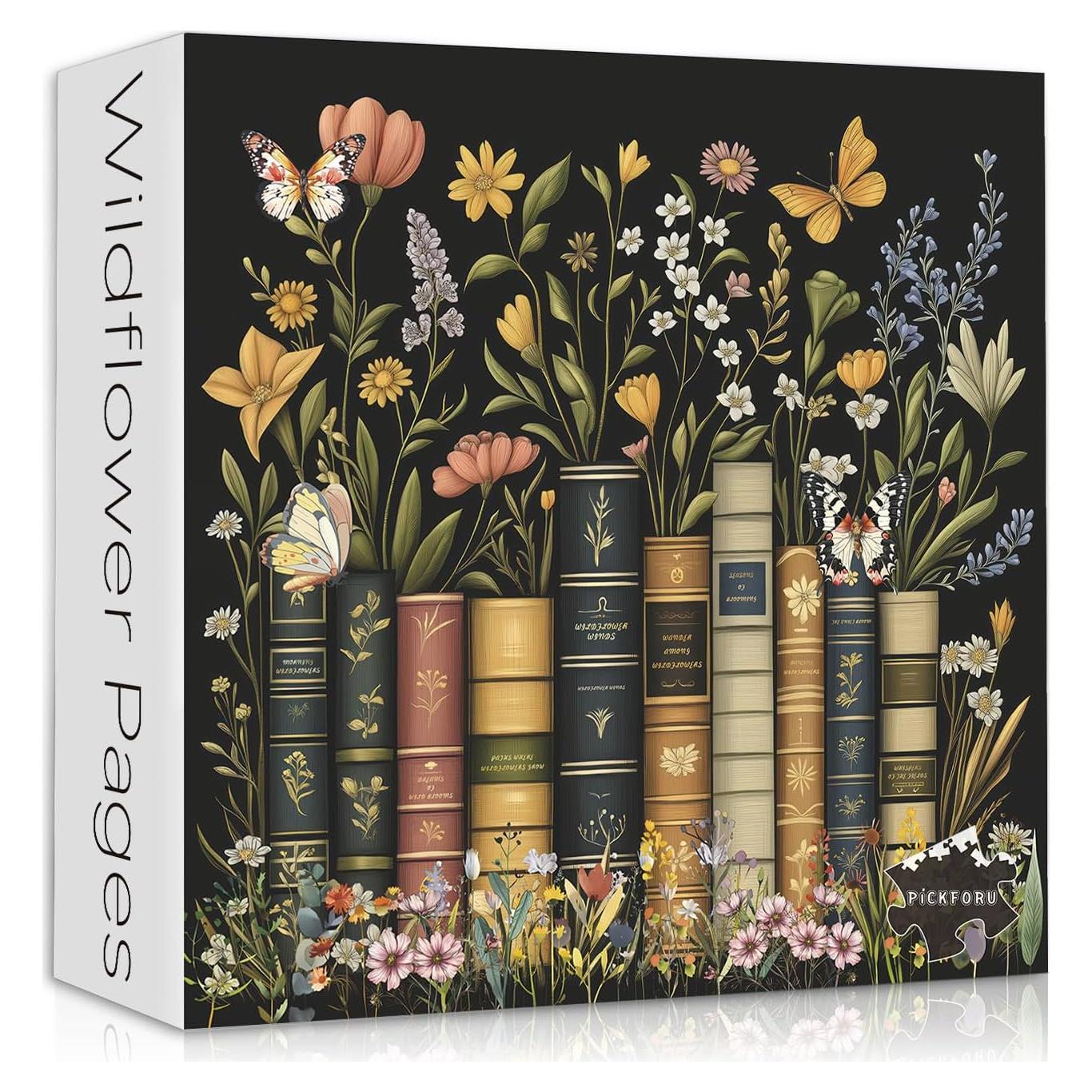 Rompecabezas Floral 1000 Piezas PICKFORU Vintage Decoración