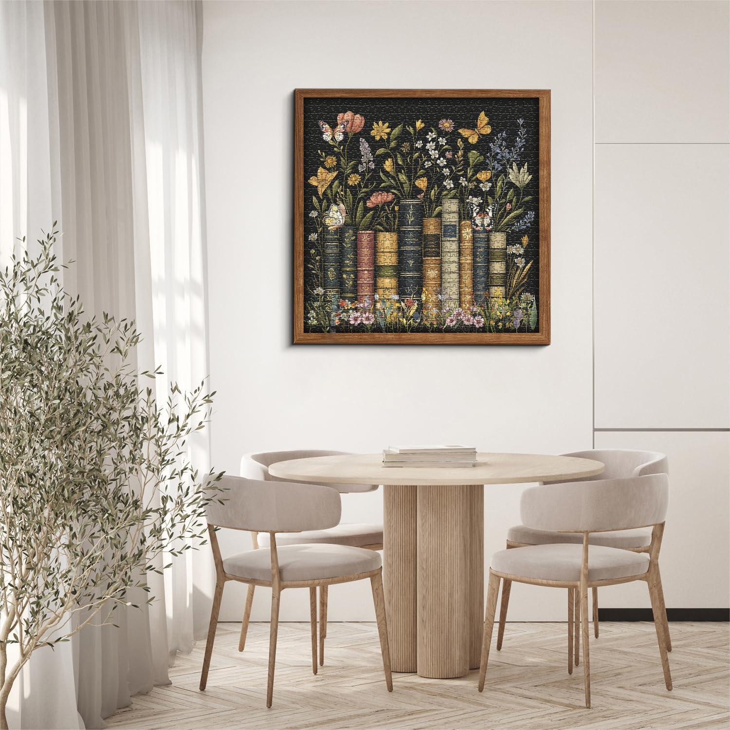 Rompecabezas Floral 1000 Piezas PICKFORU Vintage Decoración