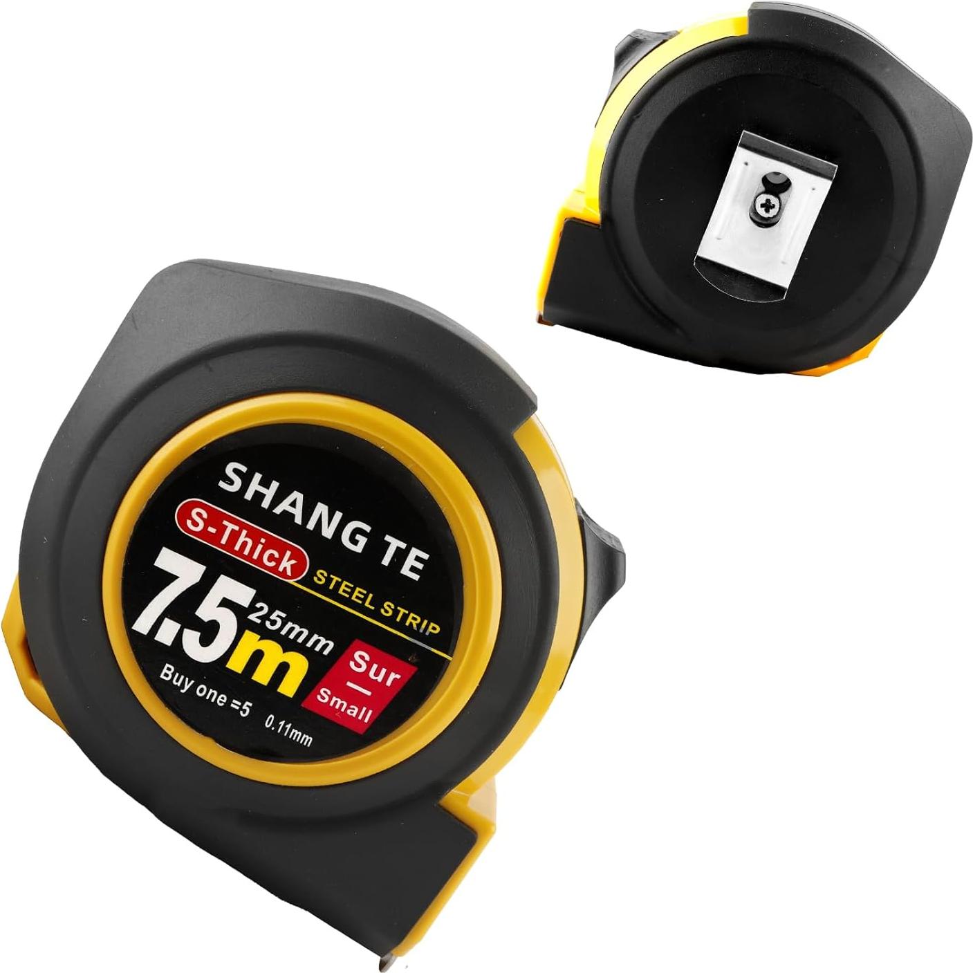 Cinta Métrica 7.6m Yekepal Retráctil con Bloqueo Automático