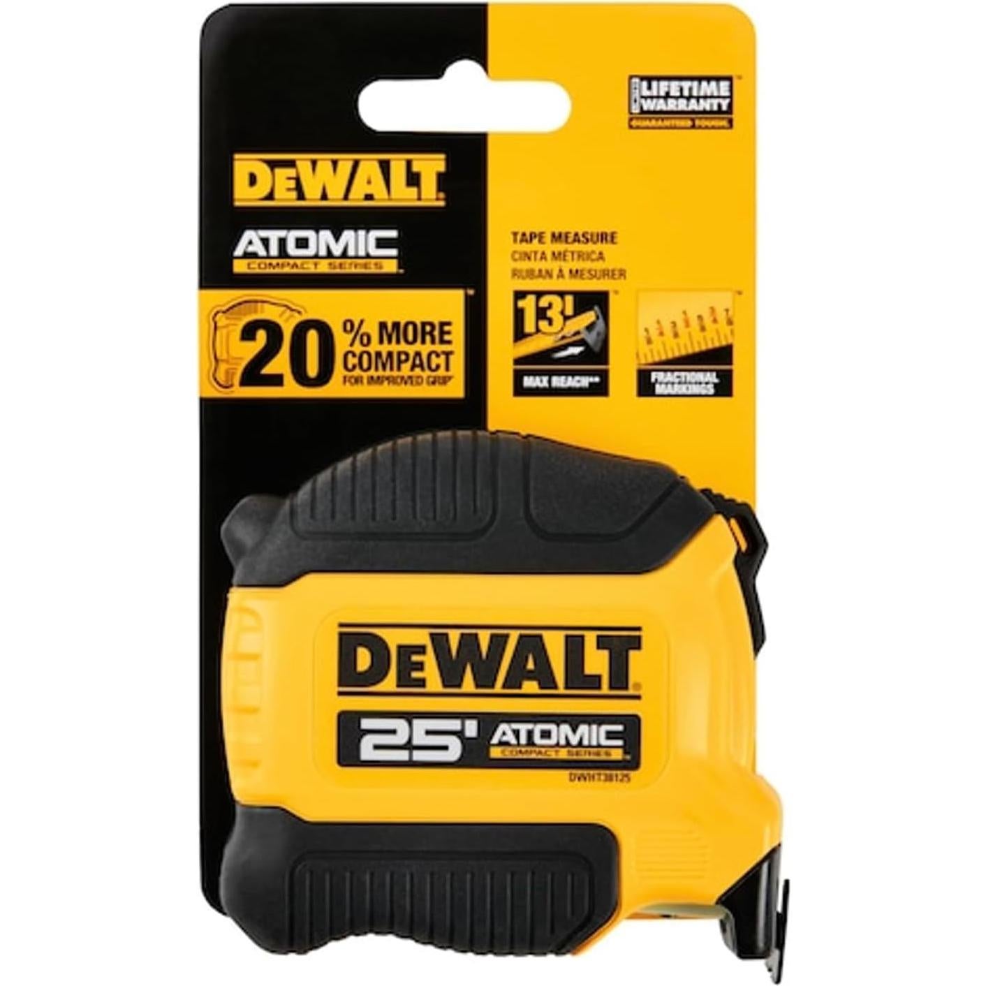 Combo Cinta Métrica Dewalt 7.62m y 9.14m con Freno