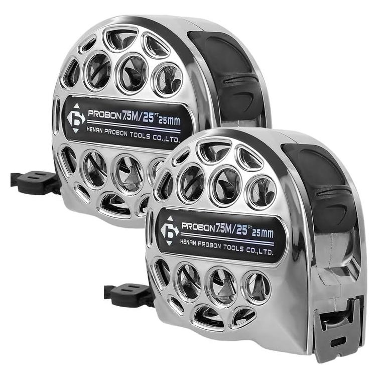 Cinta Métrica 2 PCS Fizocosisto 7.5M Doble Cara Impermeable