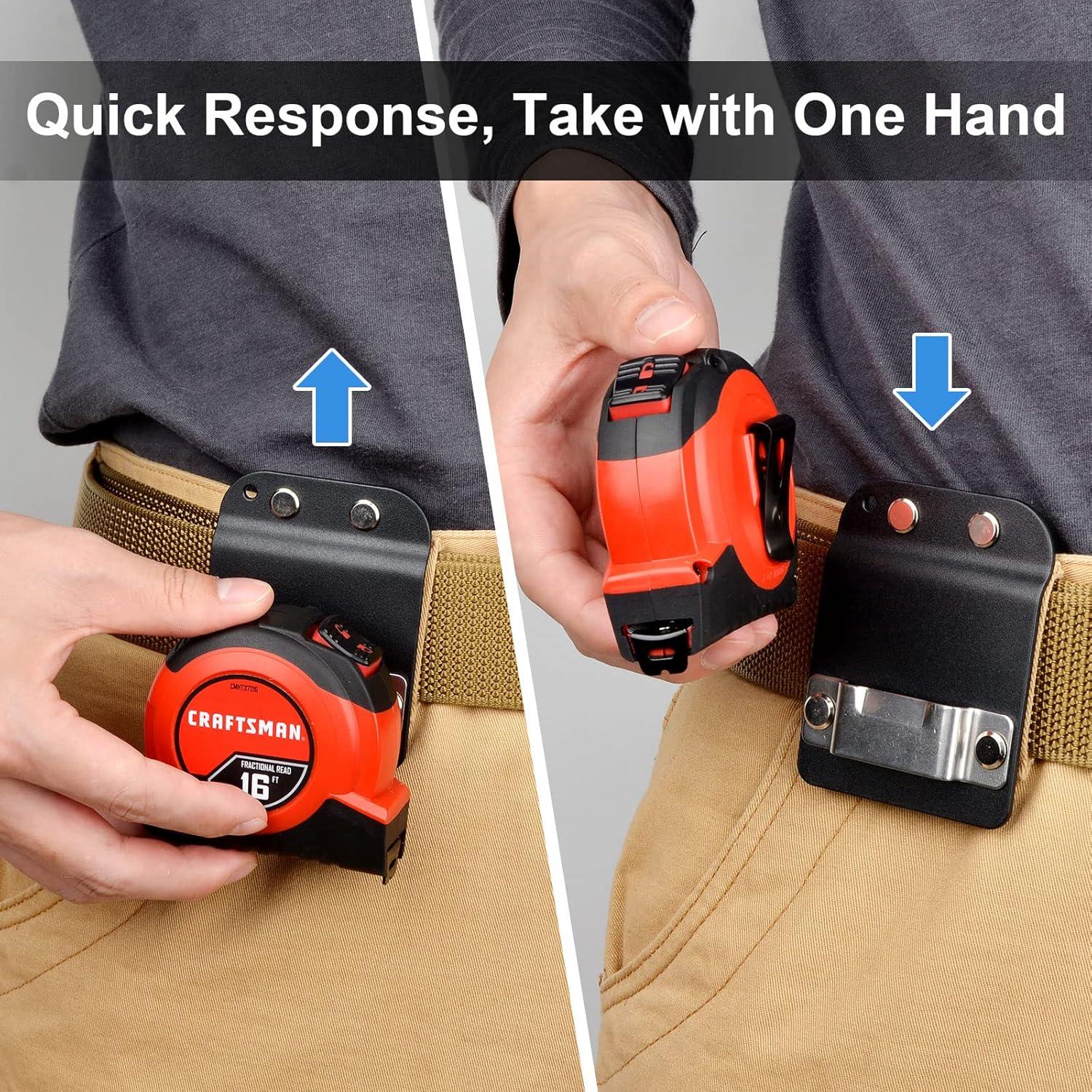 Soporte para Cinta Métrica Healvaluefit TapeCatcher Negro